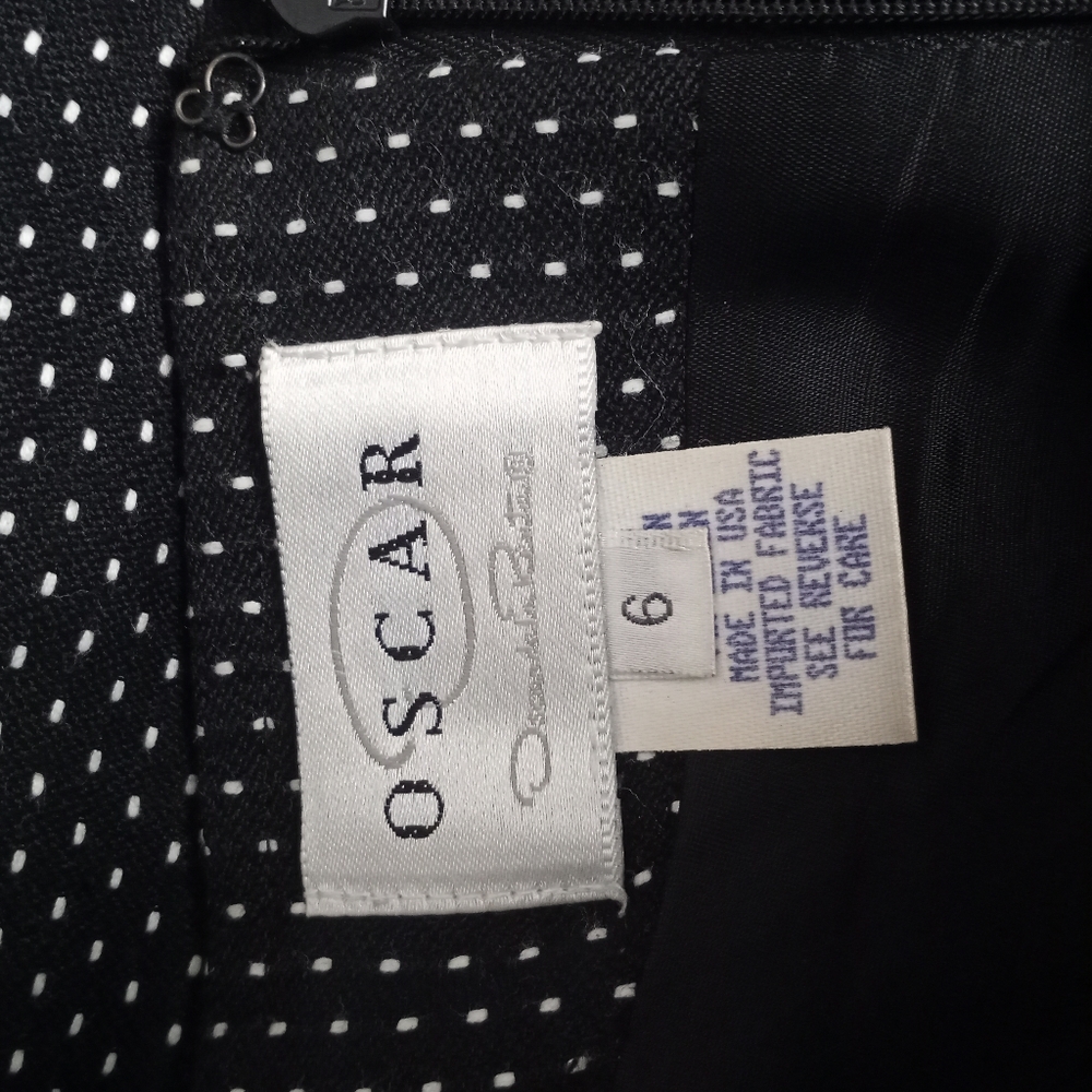 OSCAR by Oscar de la Renta Polka-dot Skirt Suit - Picture 7 of 9